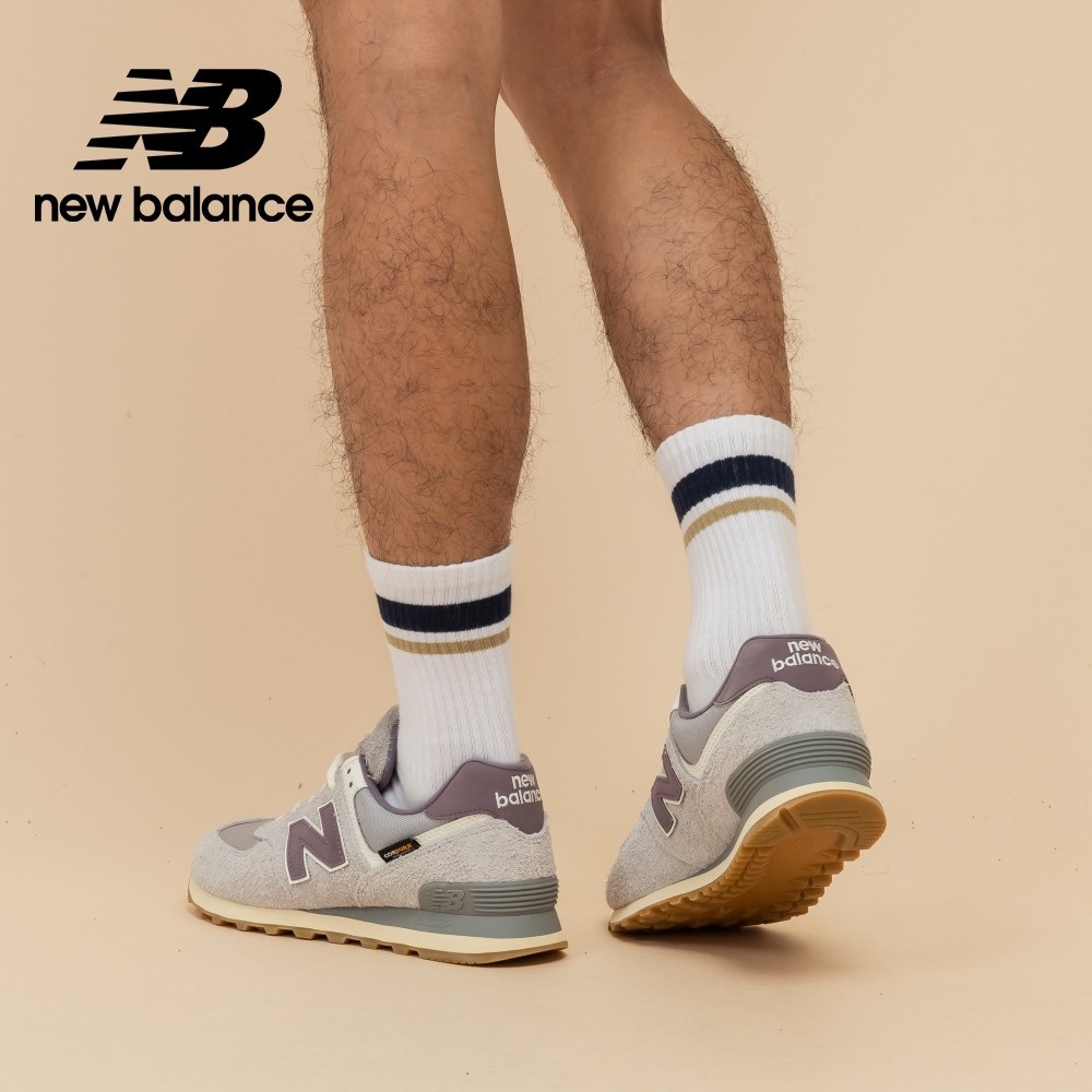 NEW BALANCE UNISEX U574YGD GREY & PURPLE SIZE 12 NEW - Picture 15 of 16